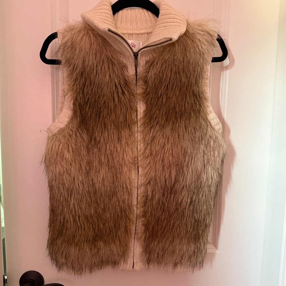 Justice Ivory Knit Top